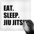 3dRose LLC 8 x 8 x 0.25 Inches Mouse Pad Eat Sleep Jiu Jitsu - Japanese Martial Art - Ju Jutsu Jujutsu Jujitsu - (mp_180413_1)