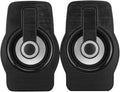 Computer Speakers for Desktop Pc Stereo Speakers Ft-185 Mini USB LED Speaker Portable Loudspeaker Music Player for Desktop Laptop (Classic Black)