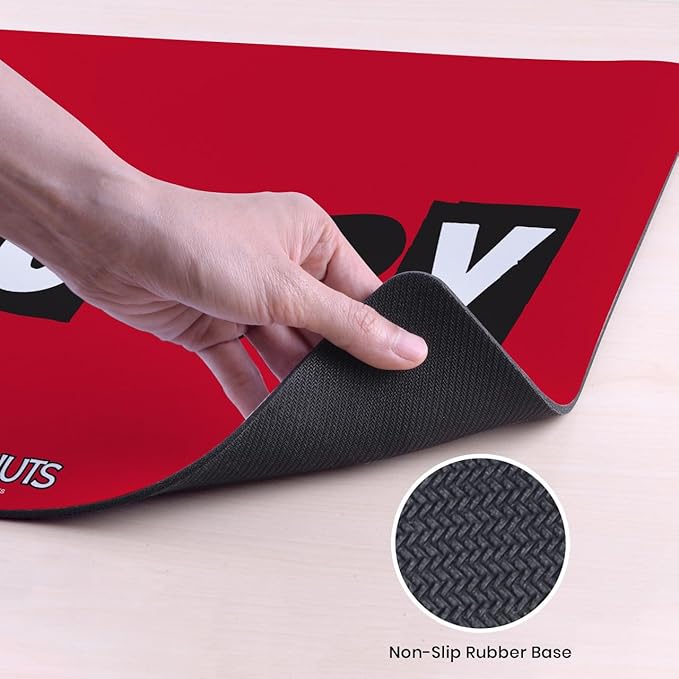 Head Case Designs Officially Licensed Peanuts Snoopy in Red Graphics 37.4 x 15.75 x 0.16 inches (900 x 400 mm) - XL Gaming Office Desk PC Keyboard Mouse Mat Pad
