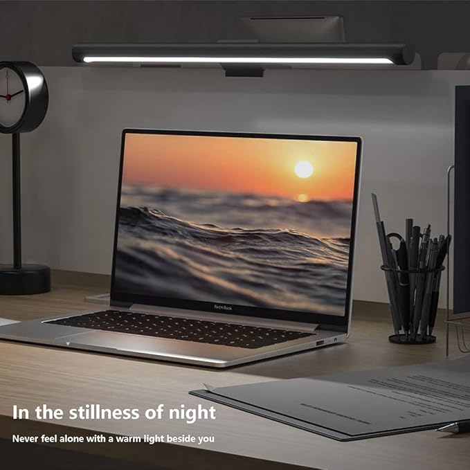 Xiaomi Mi Computer Monitor Light Bar - Wireless Control Easy Installation Extra Computer Lighting w/o Taking Desktop Space