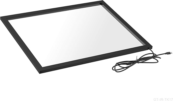 GreenTouch 10 Points 17 Inch Infrared Touch Frame IR Touch Screen Panel Overlay Kits with USB Plug and Play…