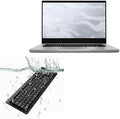 BoxWave Keyboard Compatible with Razer Blade 14 RTX 3060 - AquaProof USB Keyboard Washable Waterproof Water Resistant - Jet Black