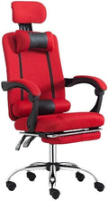 Office Chair Recliner Computer Chair Office Desk Chair Ergonomic Mesh Chair Lift Swivel Chair Work Game Chair Gaming Chair Chair (Color : Red) Needed