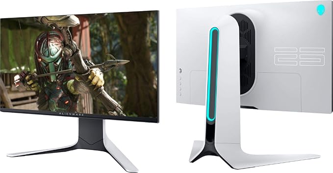 Alienware 24.5 IPS LED FHD FreeSync &amp G-SYNC Compatible Monitor (DisplayPort HDMI USB) - AW2521HFL - Lunar Light