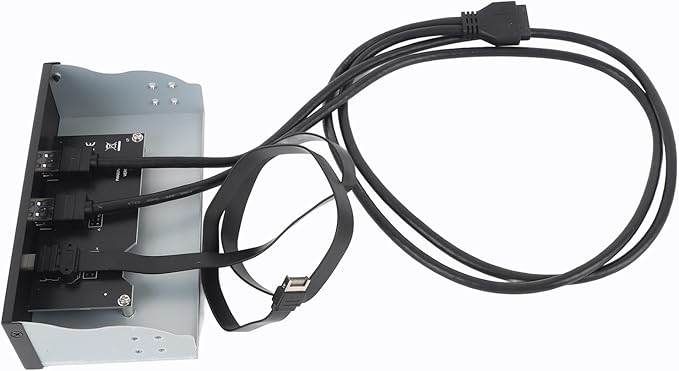 5.25 Inch Front Panel USB Hub 20Gbps Type C Gen 2x2 USB A Ports Type E 19 Pin Header Computer Case Front Bay for 8 10 11 2003 OS X Linux