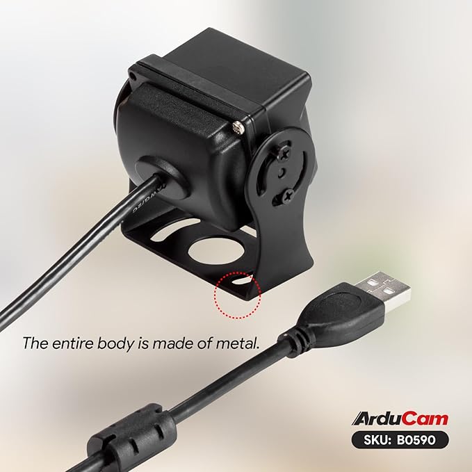 Arducam 2MP Day &amp Night Vision USB Camera Module 1080P Automatic IR-Cut Switching USB 2.0 Webcam with 850nm IR LEDs for Windows Linux Android and Mac OS
