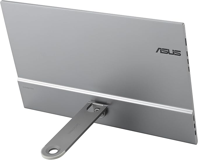 ASUS ZenScreen 16” OLED USB-C portable monitor (MQ16AHE) – Full HD 100% DCI-P3 1ms HDR-10 Mini HDMI Eye Care Proximity Sensor 360° kickstand Compatible with Laptops Smartphones 3 yr warranty