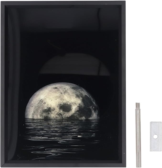 Bluetooth Speaker with Night Light Wireless Creative Ambient Light Speaker Desktop Starry Decorative Painting HiFi Sound &amp Soft Light USB Powered 18x24cm