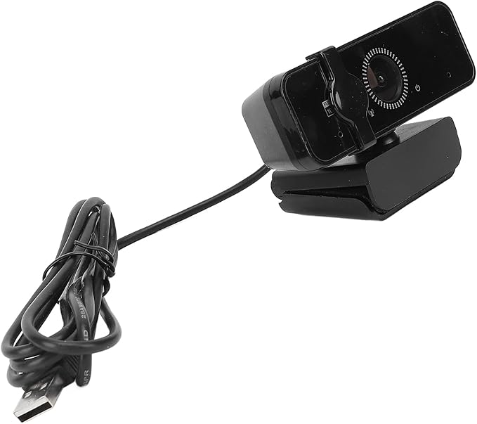 Generic 1080P Webcam Full HD Computer Camera with Noise Cancelling Microphone 360 Rotatable Head Plug and Play USB 2.0 1080P Video Wide Angle for PC Laptop