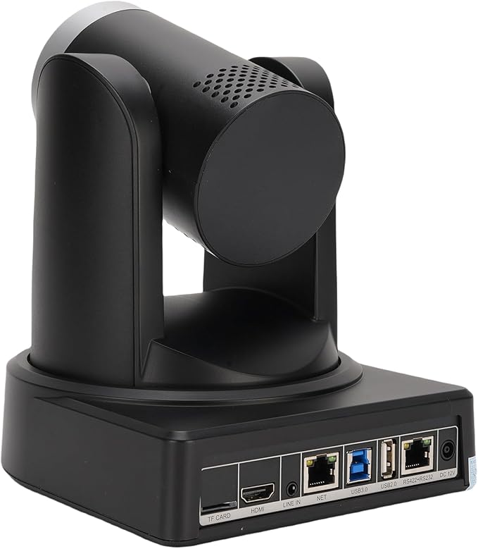 Bewinner Professional 4K PTZ Conference Camera with 12x Optical Zoom AI Tracking and 255 Presets Visca/Pelco Support Plug and Play for Room (US Plug)