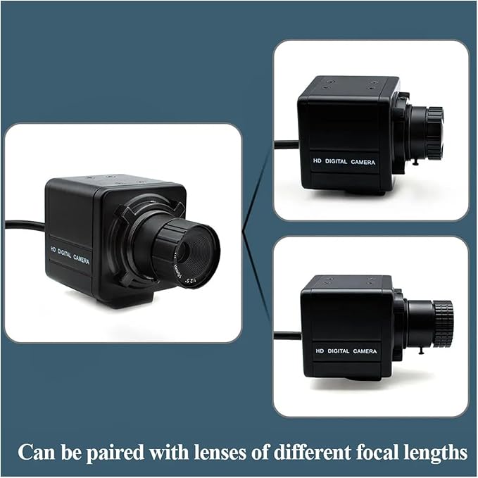 Mini Camera 3 4 5 8MP CMOS Security POE H265 with 16mm Fixed CS Lens P2P IP POE48V Industrial Camera