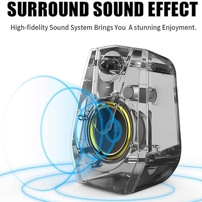 Computer Speakers Stereo Multimedia Desktop SpeakersGaming Speakers2.0 Channel Speakers for PC/Laptop/Tablets/Game Machine