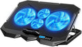 Laptop Cooling pad for Dell Precision 3510 Gaming laptops Laptop Cooler with 4 Fans LCD Display Screen 4 Height 2 USB-A Port Laptop Stand