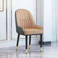 Office Chair Gaming Chair Computer Chair Living Room Furniture Design Armchairs Nordic Chair Metal Leather Material Dining Room Chairs Leisure Computer Stool (Color : Roze)
