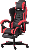 Office Chair E-Sports Chair Ergonomic Racing Swivel Chair high Back Gaming Chair with Footstool Office Chair Computer Chair Chair (Color : Red) Needed
