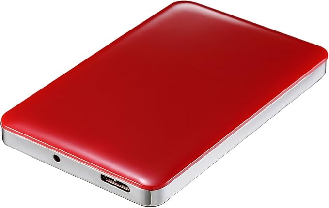 U3 2.5 inch USB 3.0 Mac Edition Portable External Hard Drive - Red (750GB)