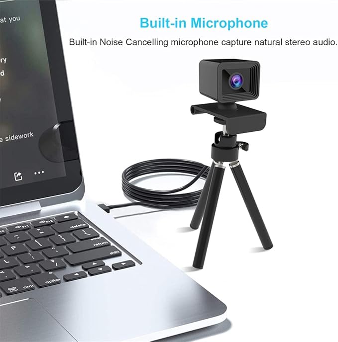 Webcam 1080P Mini Computer PC WebCamera Plugs Rotatable Cameras Live Broadcast Video Web Cam Streaming Learning