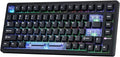 EPOMAKER HE80 Hall Effect Gaming Keyboard 8K Polling &amp 32K Scan Creamy Gasket DKS SOCD Hot-Swappable RGB Backlit Wired Gaming Keyboard for PC &amp Mac (Black)