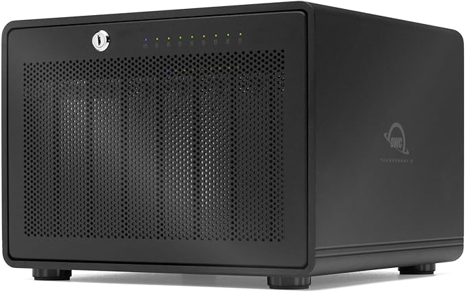 OWC ThunderBay 8 0TB Eight-Bay Thunderbolt 40Gb/s RAID 5 Storage Enclosure with SoftRAID Premium