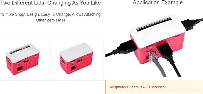 Raspberry Pi USB/ETH HUB HAT for Zero 2W/Zero W - PoE Ethernet/USB HAT Board