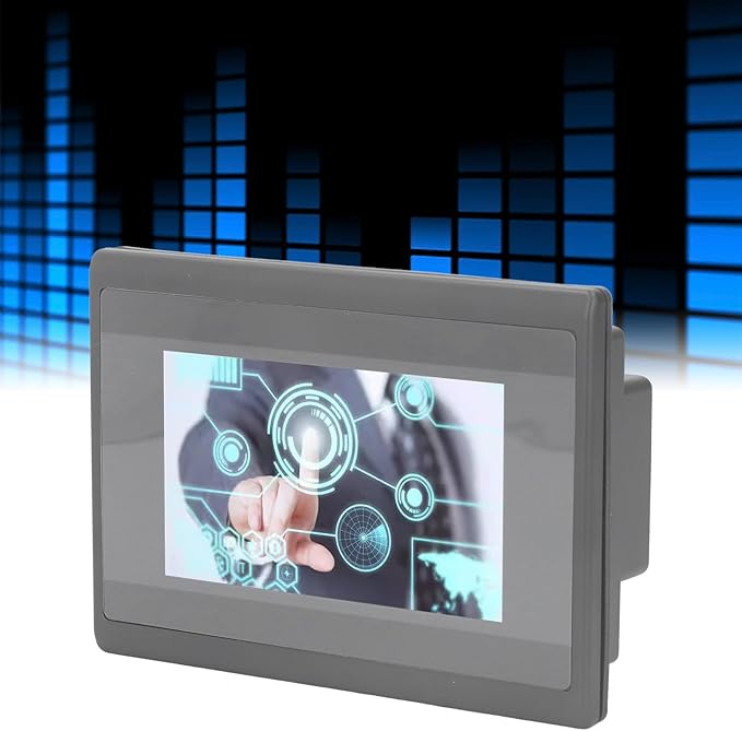 HMI PLC Touch Screen Display 4.3 Inch TFT LCD with ARM9 Processor for Industrial Control Monitoring Systems