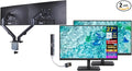 acer Vero V7 V277 Gbmipx 27 FHD IPS Monitor with 4ms Response Time Anti Glare VESA Mount (100mm) HDMI VGA &amp Black Color (UM.HV7AA.G07) 2 Pack with DKZ Hub &amp ErgoFlexy Dual Monitor Mount