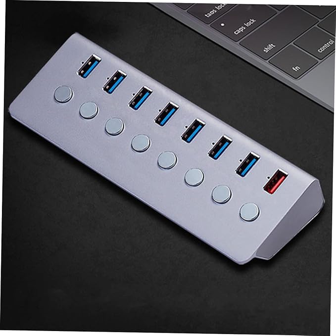 1pc USB Hub Ports USB Splitter Charging Port Compact Multi-Functional for Laptops and Portable Design for Travel and Work