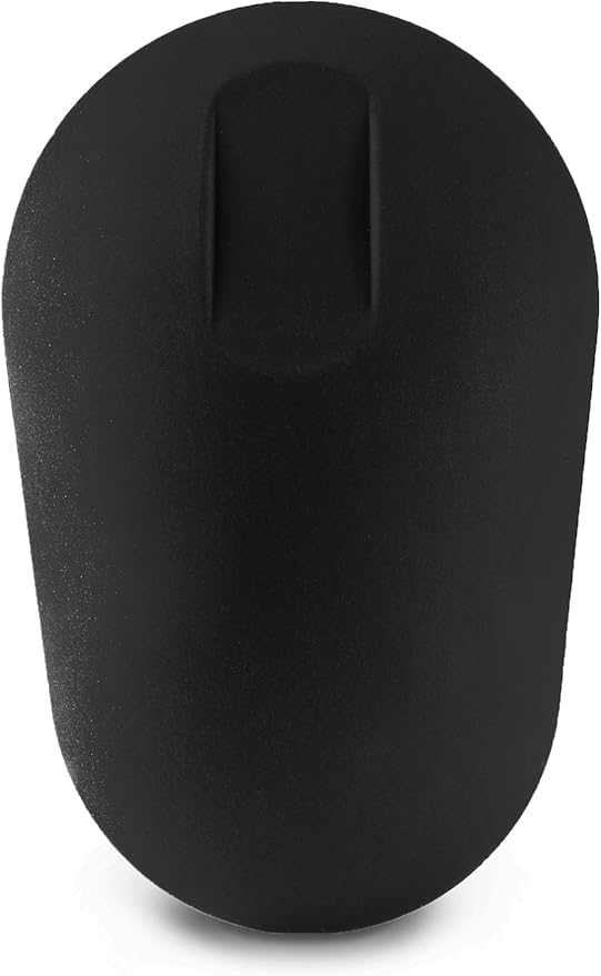 PUREKEYS Medical Mouse Touch Scroll Wireless Black for Hospital Dentist Cleanroom Laboratory and Industrial. Easy to Clean Hygienic Flat and Flexible Silicone