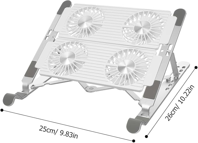 Cooling Pad Stand for Desk Height Cooling Rack with Slip Design Compatible with Various Stable Support