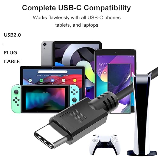 USB Extender Cable 75FT USB 3.0 (A-Male to C-Male) Extender USB 3.0 Extender Cord Compatible with webcams Cameras Phones USB hubs mice Keyboards Printers Hard Drives Headphones