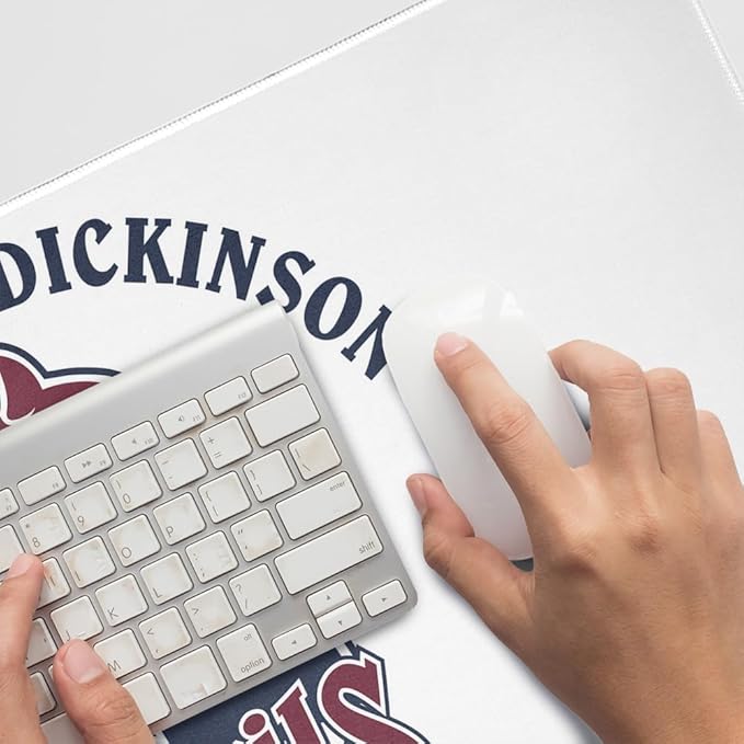 Fairleigh Dickinson University Knights Primary Logo Large Gaming Mouse Pad Desk Mat with Stitched Edges Non-Slip Base for Gamer Home and Office 31.5 x 15.7