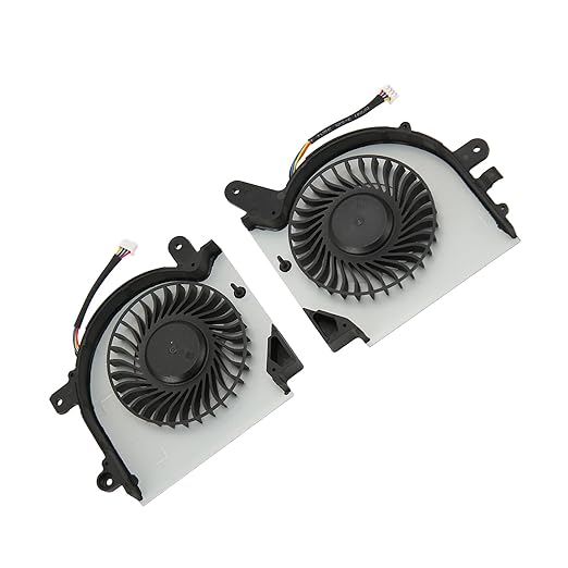 Laptop Cooling Fan for GF75 Thin 8RC 8RD 9SC Enhanced Heat Dissipation Strong Construction Small and Lightweight Notebook Cooler Easy to Install (CPU and GPU)
