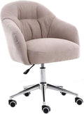 Gaming Chair Velvet Accent Chair Living Room 360 Degree Swivel Chair Velvet Home Office with Thick Sponge Cushion for Bedroom (Color : #2)