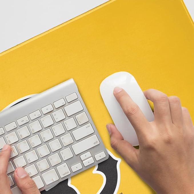 California State University Long Beach Primary Logo Large Gaming Mouse Pad Desk Mat with Stitched Edges Non-Slip Base for Gamer Home and Office 31.5 x 15.7