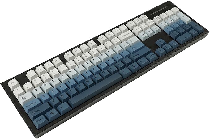 1.7mm Thickness PBT Gradient Keycaps Cherry Profile Dye Sub Mac Keyset for ANSI ISO 104 TKL GK61 96 75 GMMK NCR80 Mx Keyboard