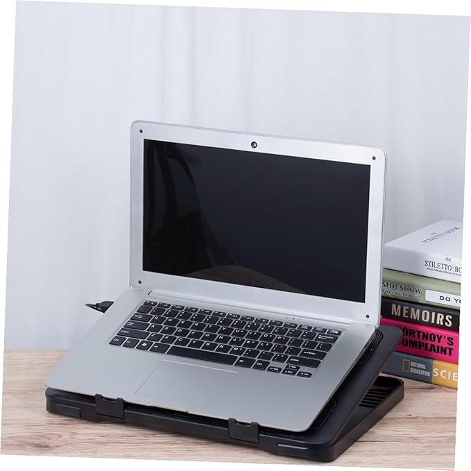 Notebook Cooler Laptop Cooling Pad with USB Fans Energy-Saving Heat Dissipation Portable Stand for Efficient Cooling and Easy Installation