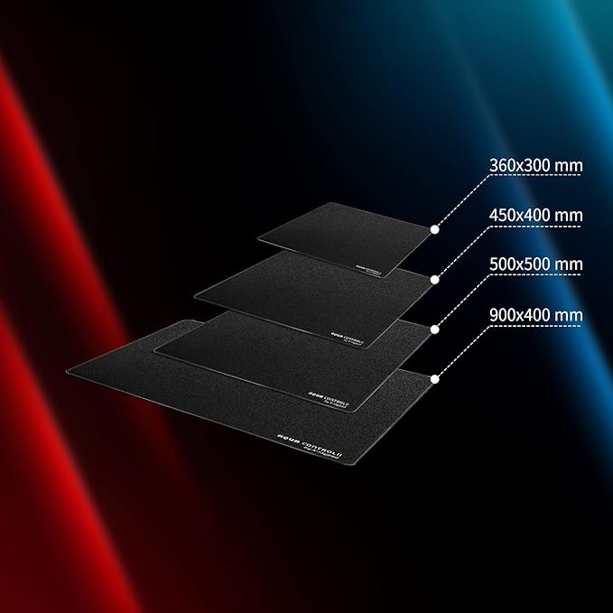 X-Raypad Aqua Control 2 Gaming Mouse Pad Ultra-High Precision Mouse Pad with Perfect Speed and Control Capability Consistent X and Y Glide Designed for Fps Players with Low DPI Requirements