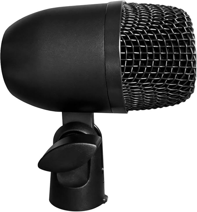 Cardioid Dynamic Microphone For Bass Drum Kick Drum Mic With Mounting Base For Recording And Performance