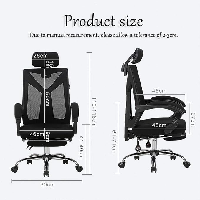 Office Chair Gaming Chair Footrest Recliner Ergonomic Computer Chair Work Chair High Back Swivel Chair Upholstered Work Chair Chair Needed