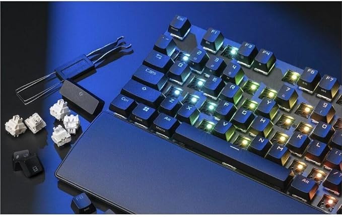 ASUS ROG Strix Scope II X Wired USB Mechanical Gaming Keyboard – 100% Full-Size Hot Swappable Pre-lubed ROG NX Snow V2 Linear Switches PBT Keycaps RGB PC/Mac Support - Black