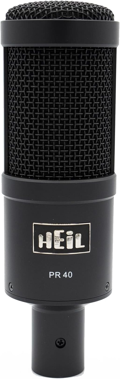 Heil PR 40 Dynamic Microphone for Streaming Podcast Recording and Broadcast XLR Microphone for Live Music Wide Frequency Response Smooth Sound Superior Rear Noise Rejection and Durable - Black