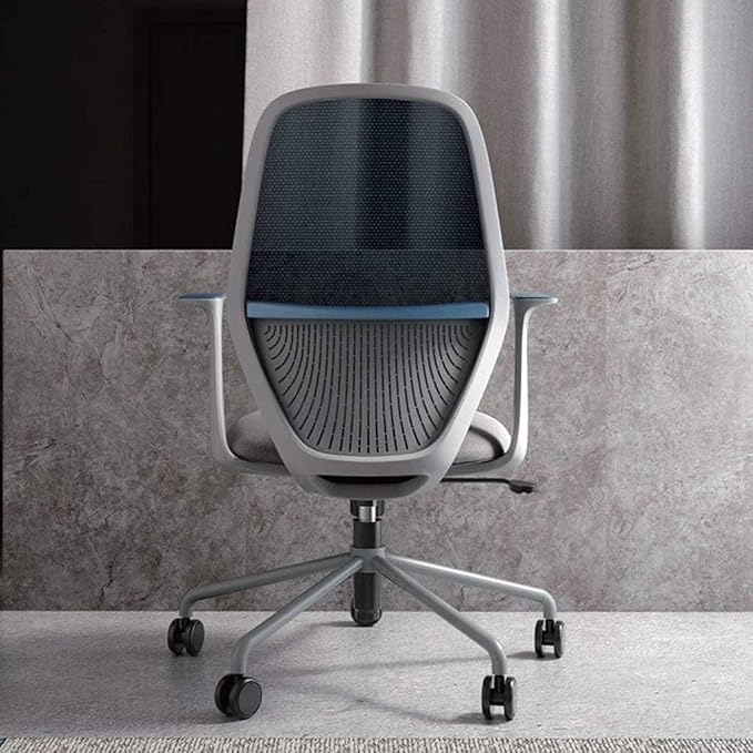 Office Chair Gaming Chair Computer Chair Household Lifting and Rotating Break Netting Backrest Computer Home Chair(Size:One SizeColor:A-Grey)