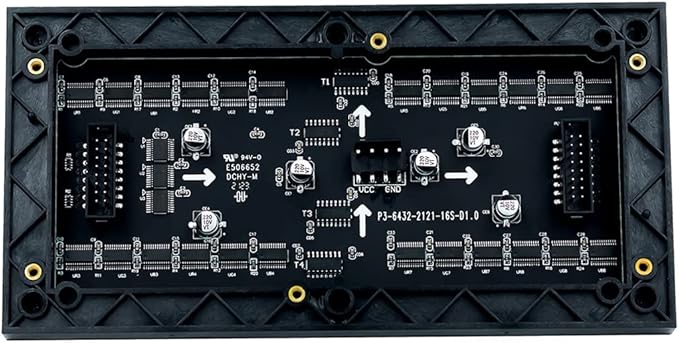 RGB Full-Color LED Matrix Panel Display 64×32 Pixels for Raspberry Pi 3.0mm Pitch Onboard 2048 RGB LEDs