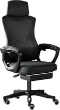 Ergonomic Gaming Chair Comfortable and Breathable Office Chair Height Adjustable Computer Chair with Footstool Xiaoyao Function(BlackBlack_Without)