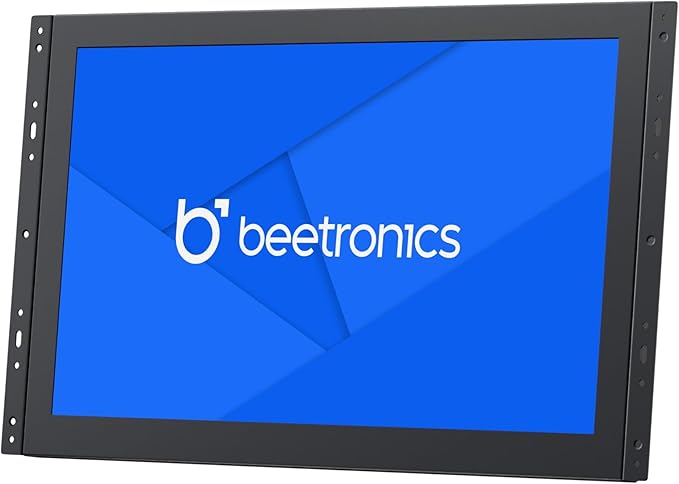 Beetronics 17-Inch Full HD IPS Monitor - Professional Industrial-Grade Display | HDMI VGA BNC RCA Inputs | Durable Metal Housing Matte Screen 24/7 Continuous Operation Wide Viewing Angle 17HD7M