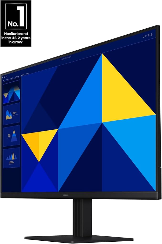 Samsung 27 (S30GD) Essential Monitor with IPS Panel and Tilt Only Stand 100Hz Refresh Rate Ergonomic Design Advanced Eye Care Game Mode LS27D304GANXZA