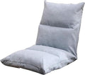 ELEFOCUS Folding Sofa Chair Folding Floor Chair Removable and Washable Lazy Sofa 6 Levels Adjustable Meditation Chair(Blue Gray)