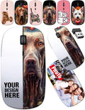 maizi Custom Wireless Mouse for Laptop Mac Computer Personal Laptop Wireless Mice for 33418439 Many Fresh Colorful f Travel Mouse 2.4G USB Receiver Printed in USA