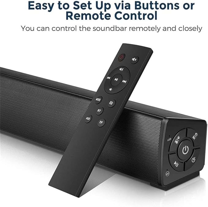 Computer Speakers for Desktop 5.0 Speaker Powerful 3D Surround Soundbar TV Computer Speakers Stereo Portable Bookshelf Column Loudspeaker