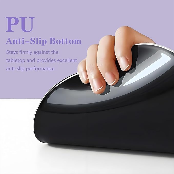 Ergonomic Mouse Pad with Wrist Rest Set Soft Purple Ombre Keyboard Mouse Wrist Support Memory Foam Mousepad for Home Office Work Computer Laptop Non-Slip Base